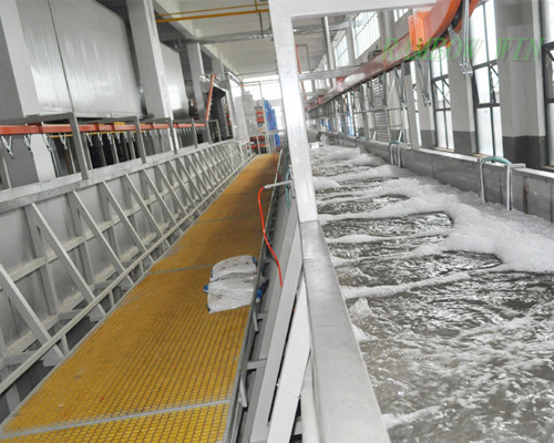 Application of coating agent in client Application of coating agent in client