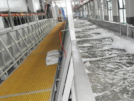 Application of coating agent in client